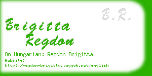 brigitta regdon business card